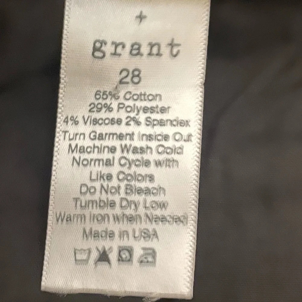 Weslin + Grant Reckless Moto Skinny‎ Jeans Size 28